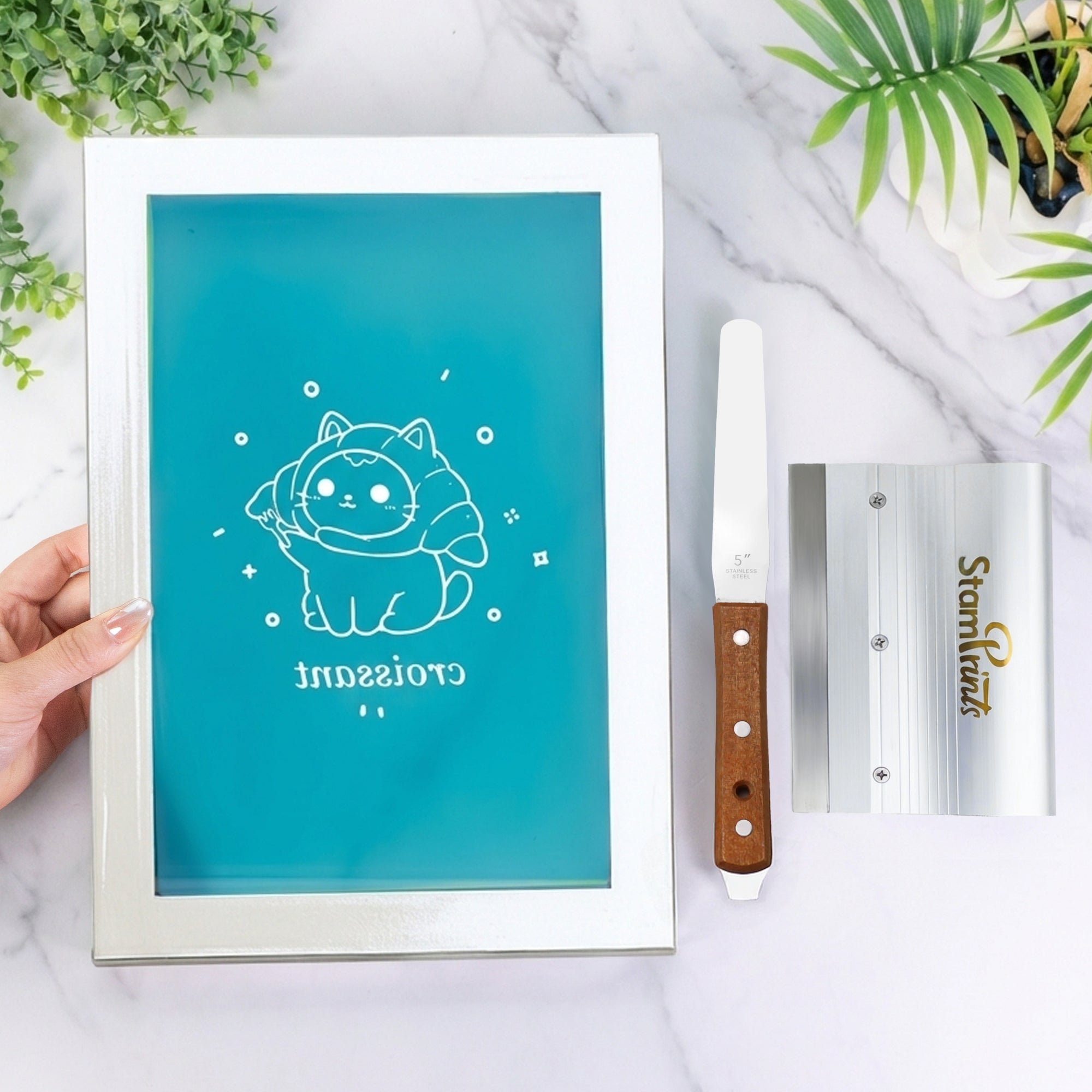 Custom Pre-burned Aluminum Screen Printing Frame3