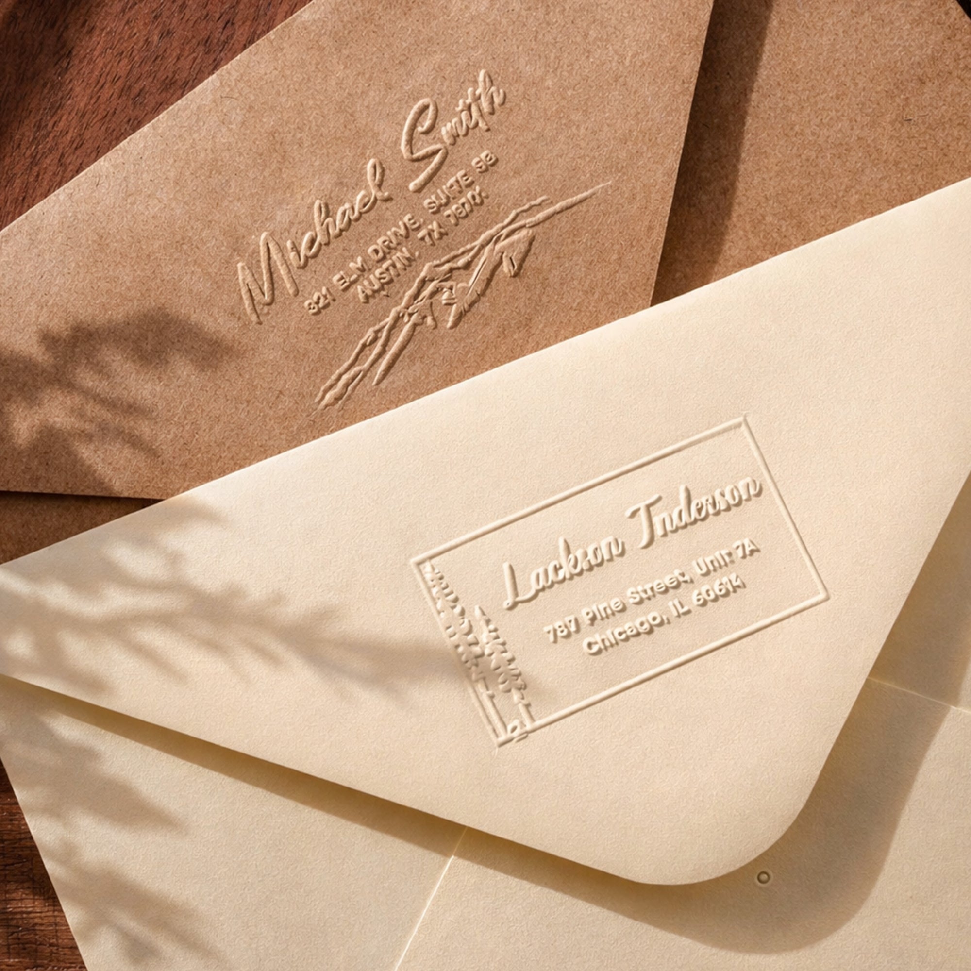 Custom Rectangle Embosser - Personalized Seal for Business, Library & Stationery7