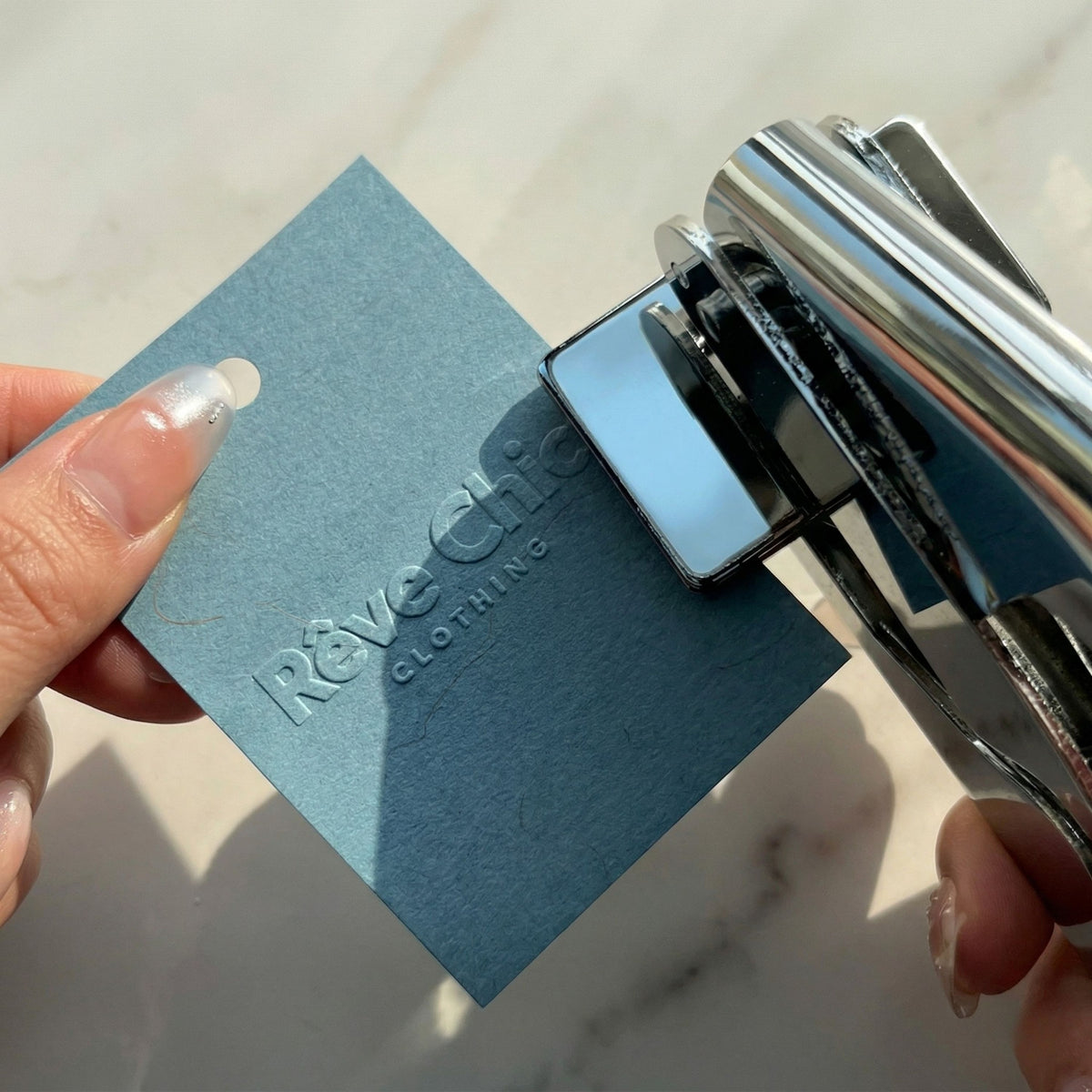 Embosser Small Rectangle Custom Rectangle Embosser | Personalized Business & Envelope Seal ...