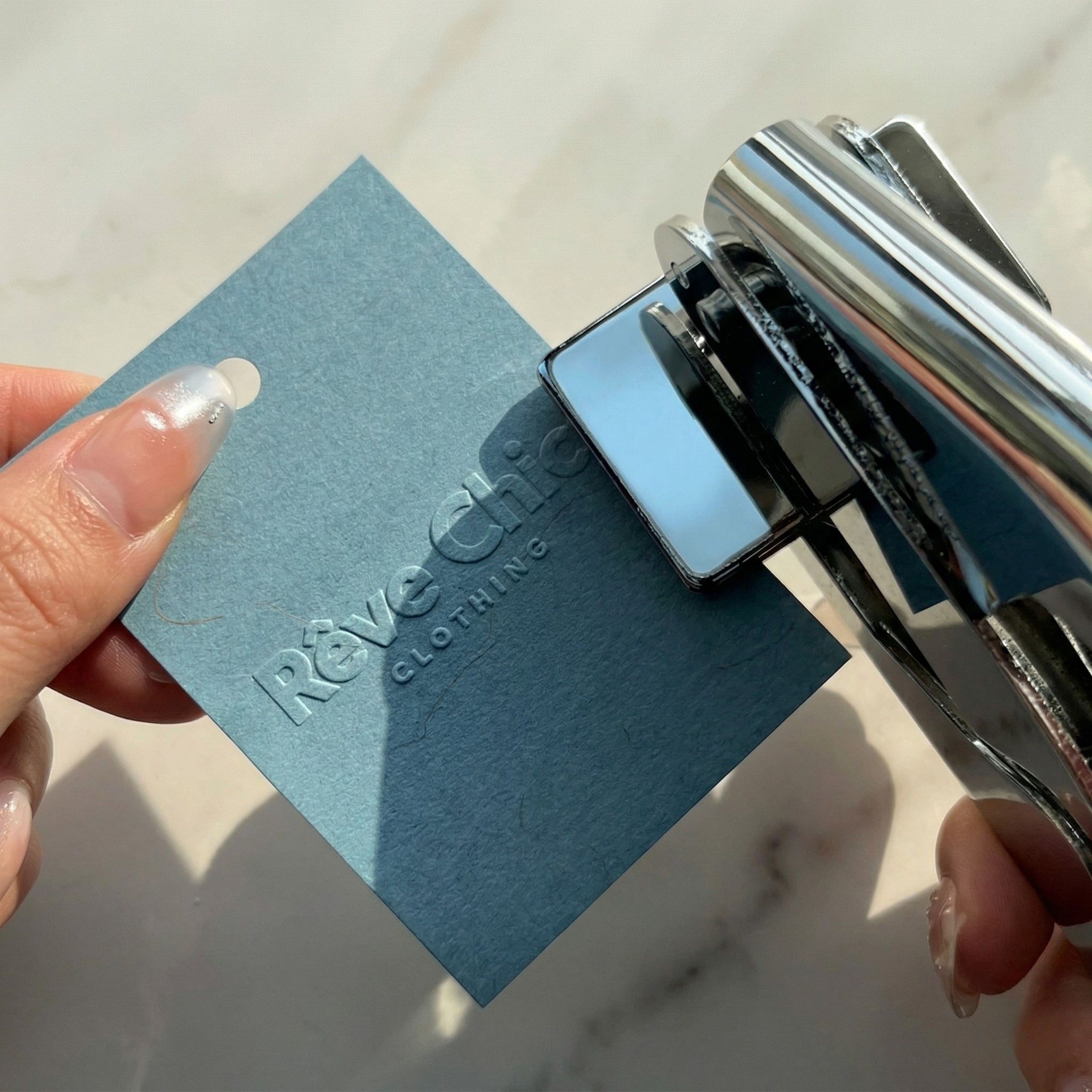 Custom Rectangle Embosser - Personalized Seal for Business & Envelope1