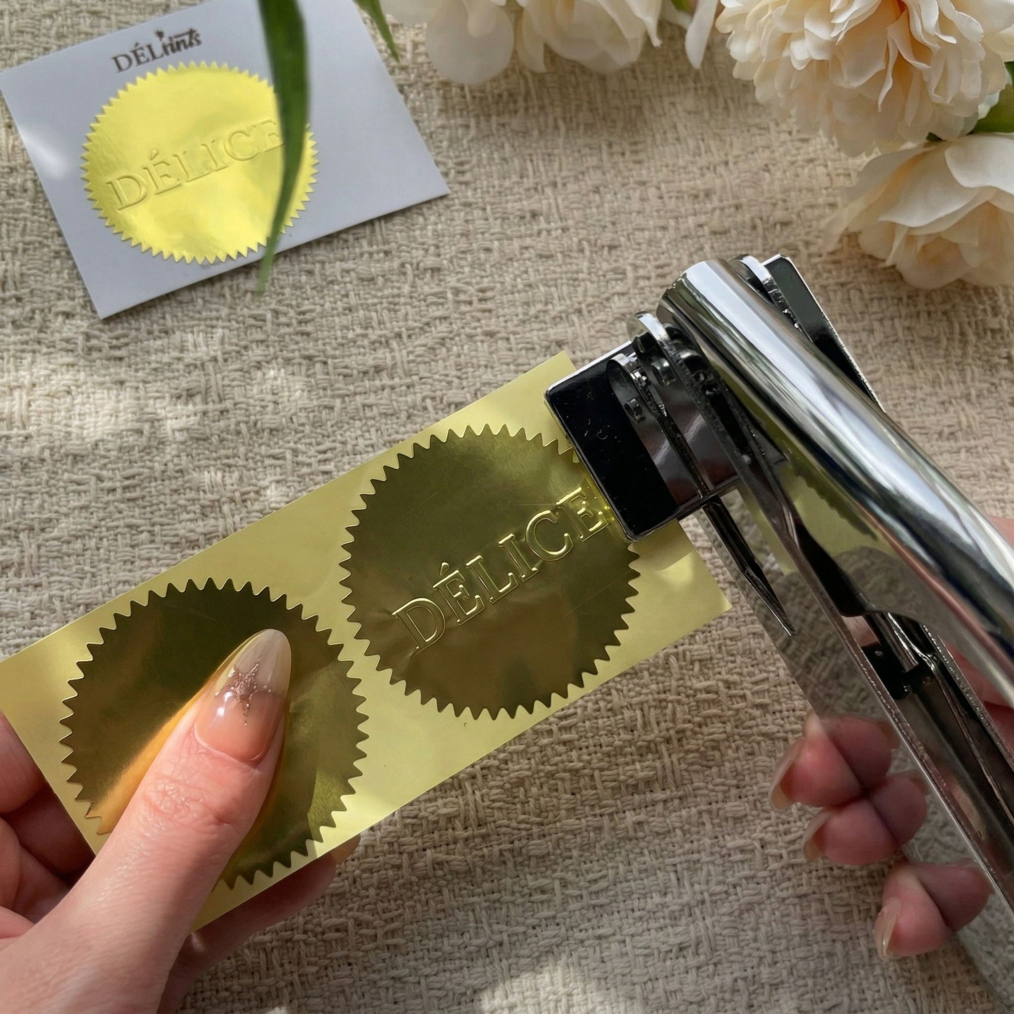 Custom Rectangle Embosser - Personalized Seal for Business & Envelope4