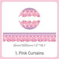 1. Pink Curtains