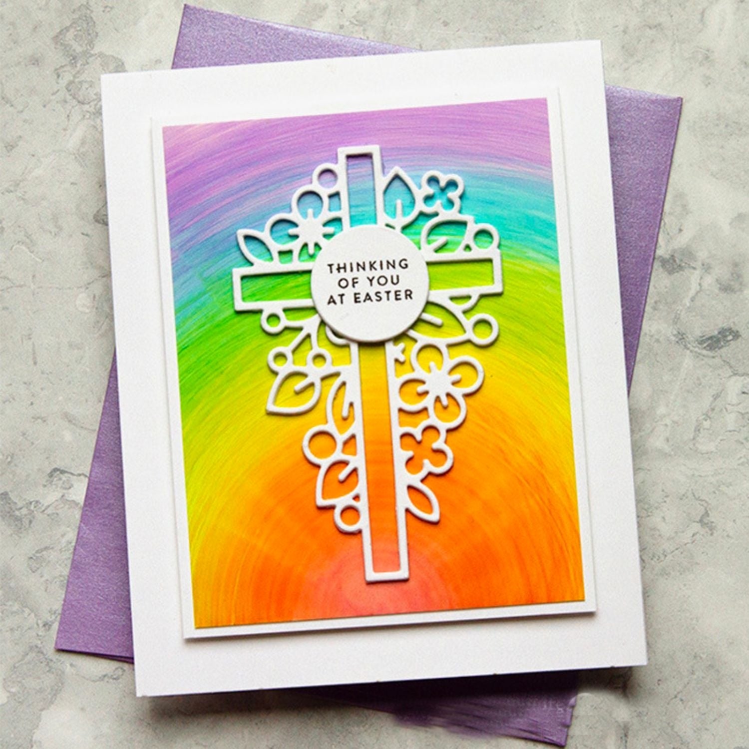 Easter Cross Wreath Carbon Steel Crafting Dies Scrapbooking Die-Cuts2