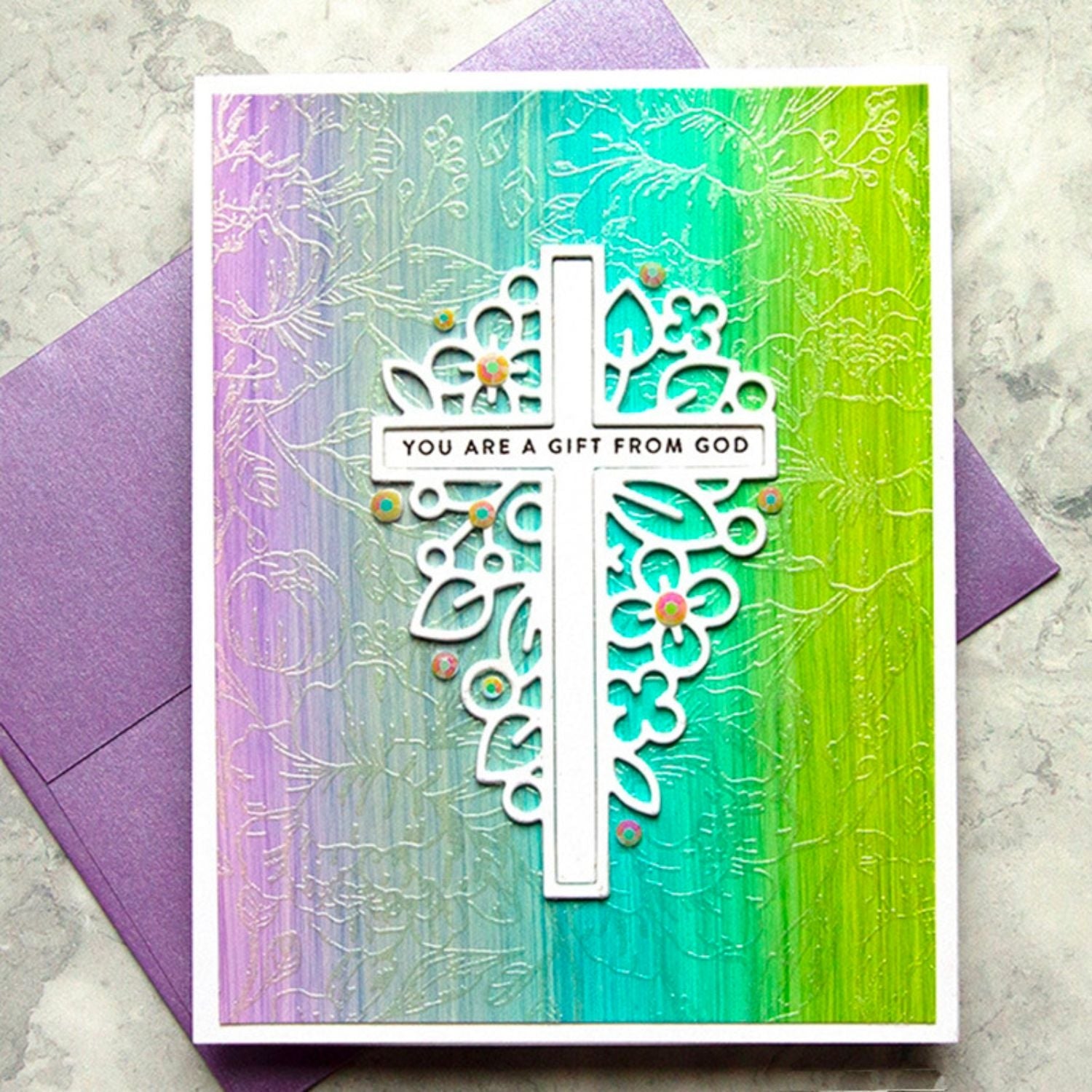 Easter Cross Wreath Carbon Steel Crafting Dies Scrapbooking Die-Cuts3