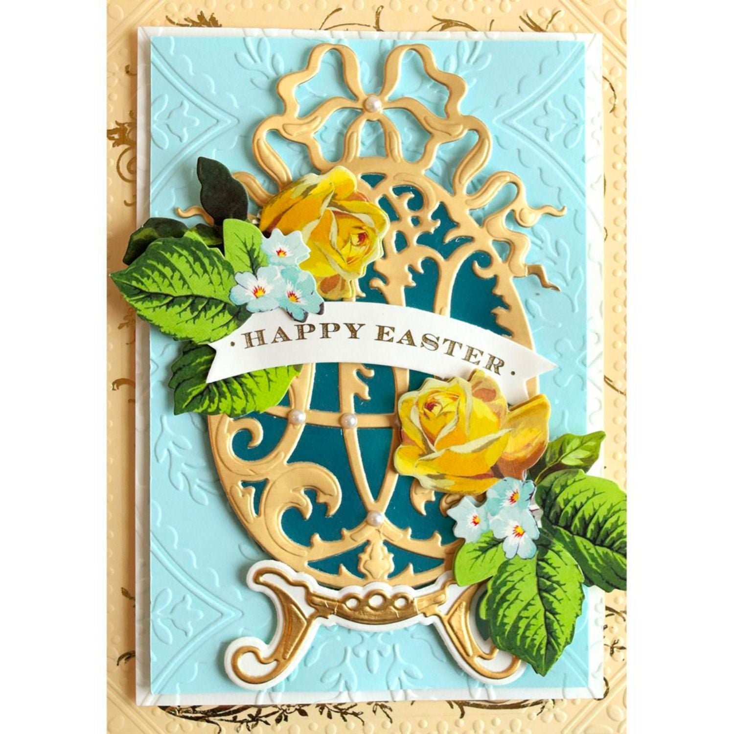 Elegant Easter Egg Carbon Steel Crafting Dies Scrapbooking Die-Cuts1