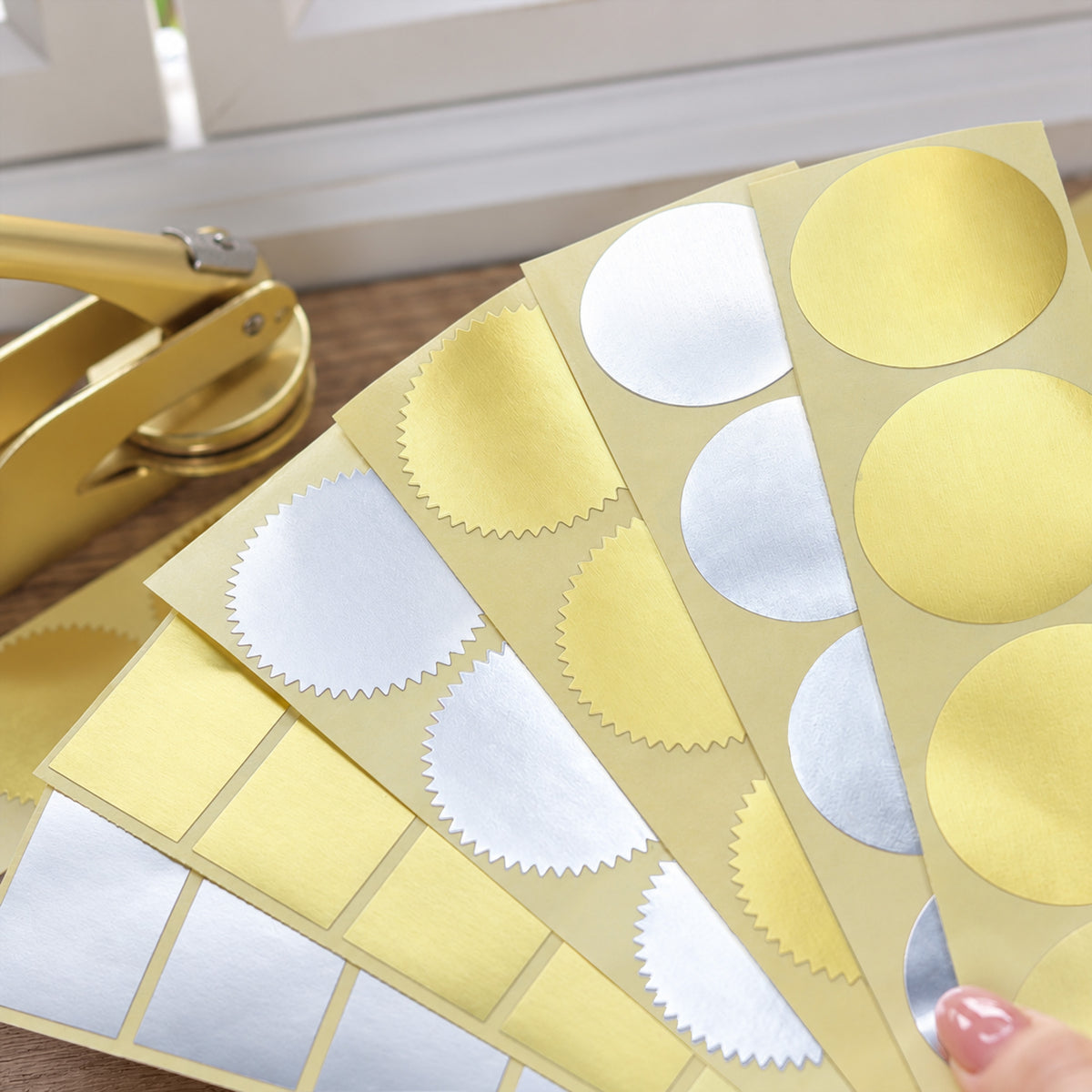 Embosser Companion Blank Label Stickers 2