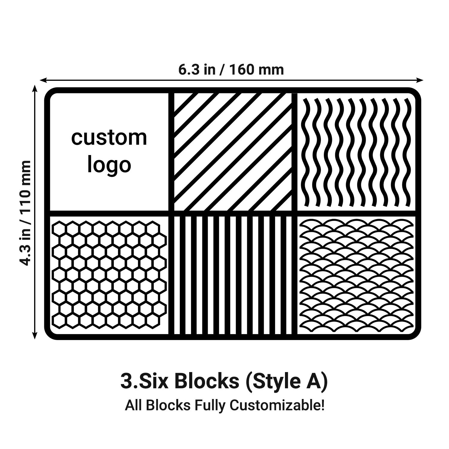 Fully Customizable Extra-Large Thick Brass Ice Plate3