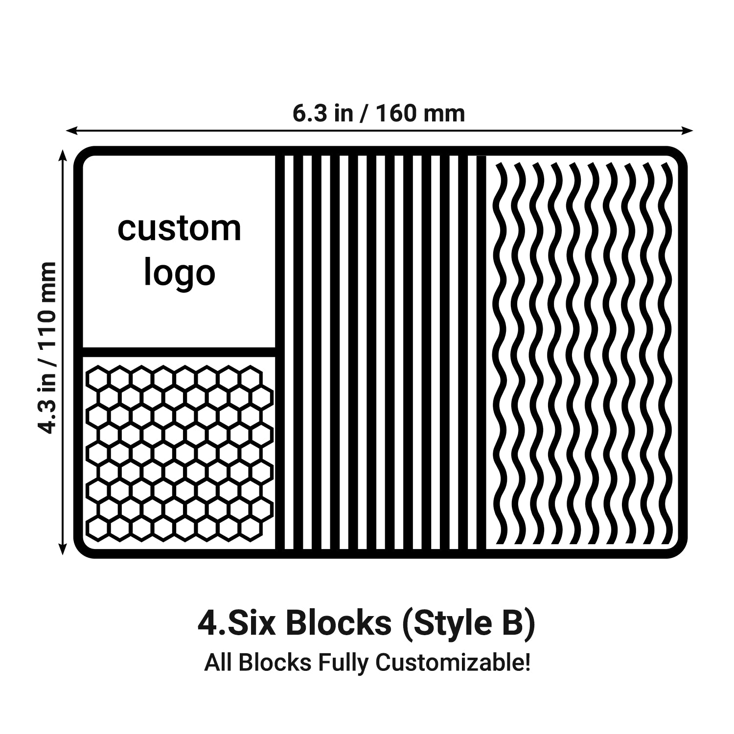 Fully Customizable Extra-Large Thick Brass Ice Plate4