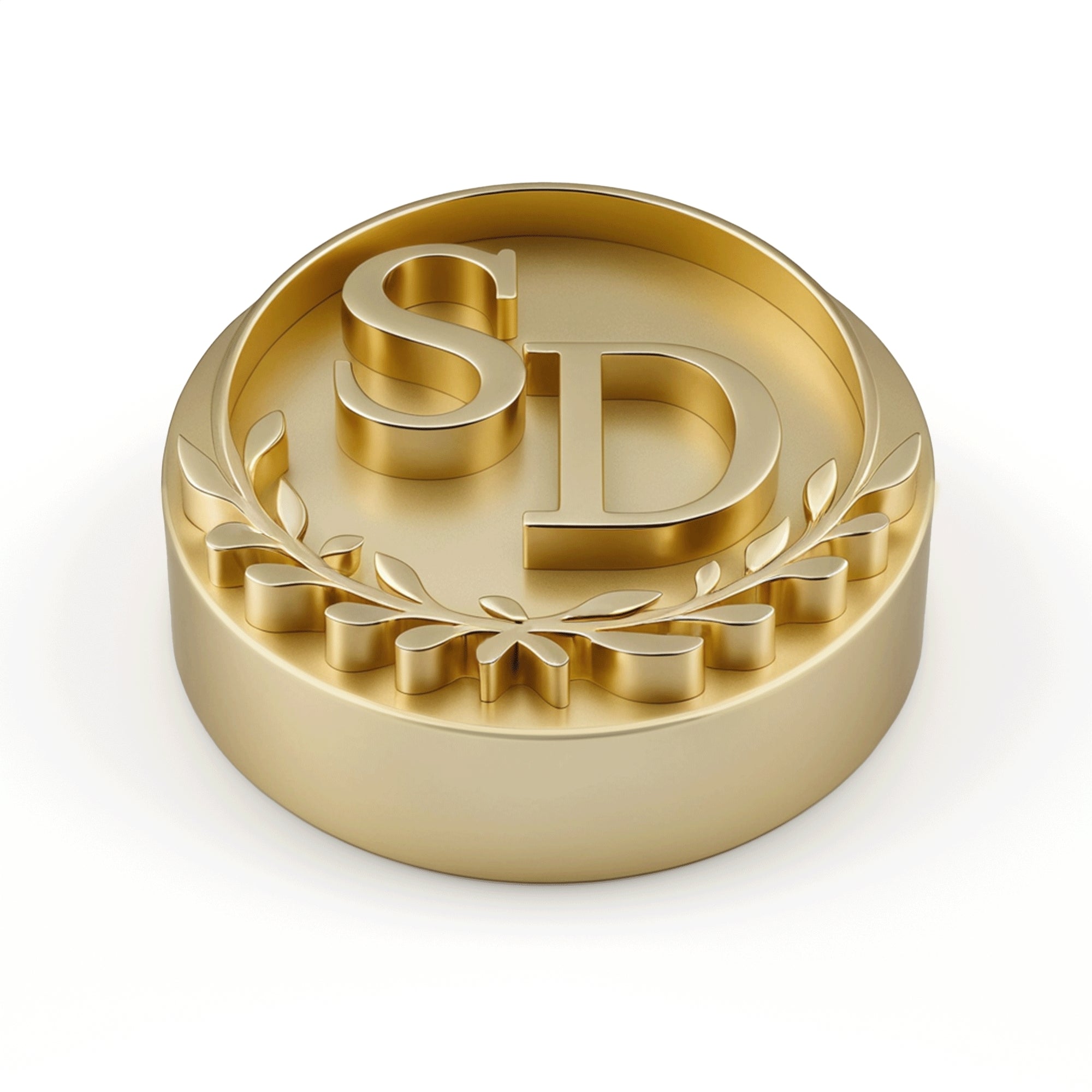 Ice Cube Brass Stamp with Your Artwork for Business, Personalize Use