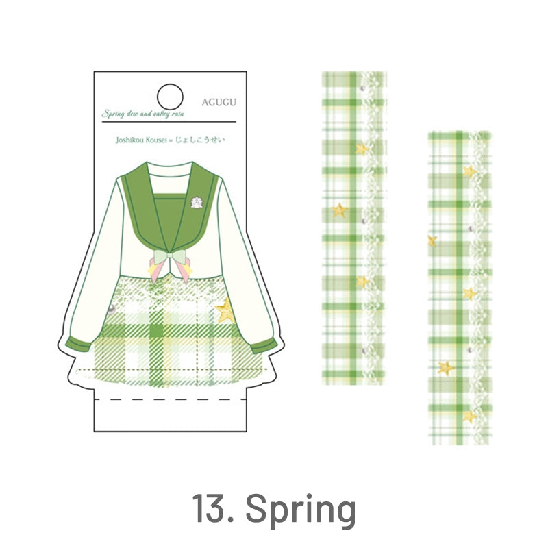 JK Uniform Plaid Washi Tape13