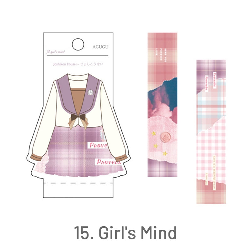 JK Uniform Plaid Washi Tape15