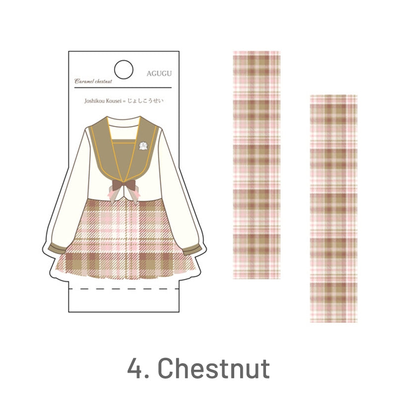 JK Uniform Plaid Washi Tape4