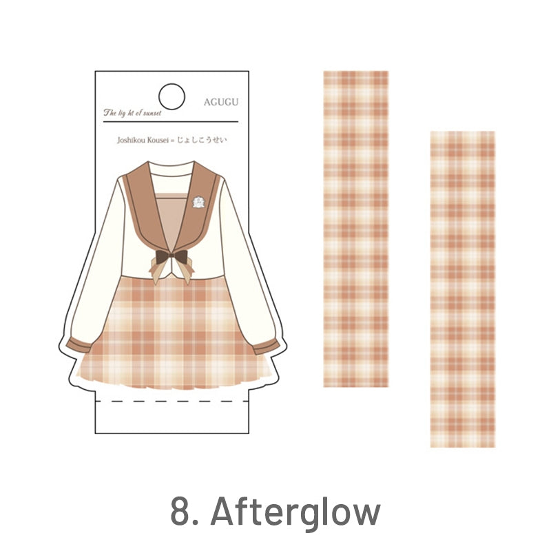 JK Uniform Plaid Washi Tape8