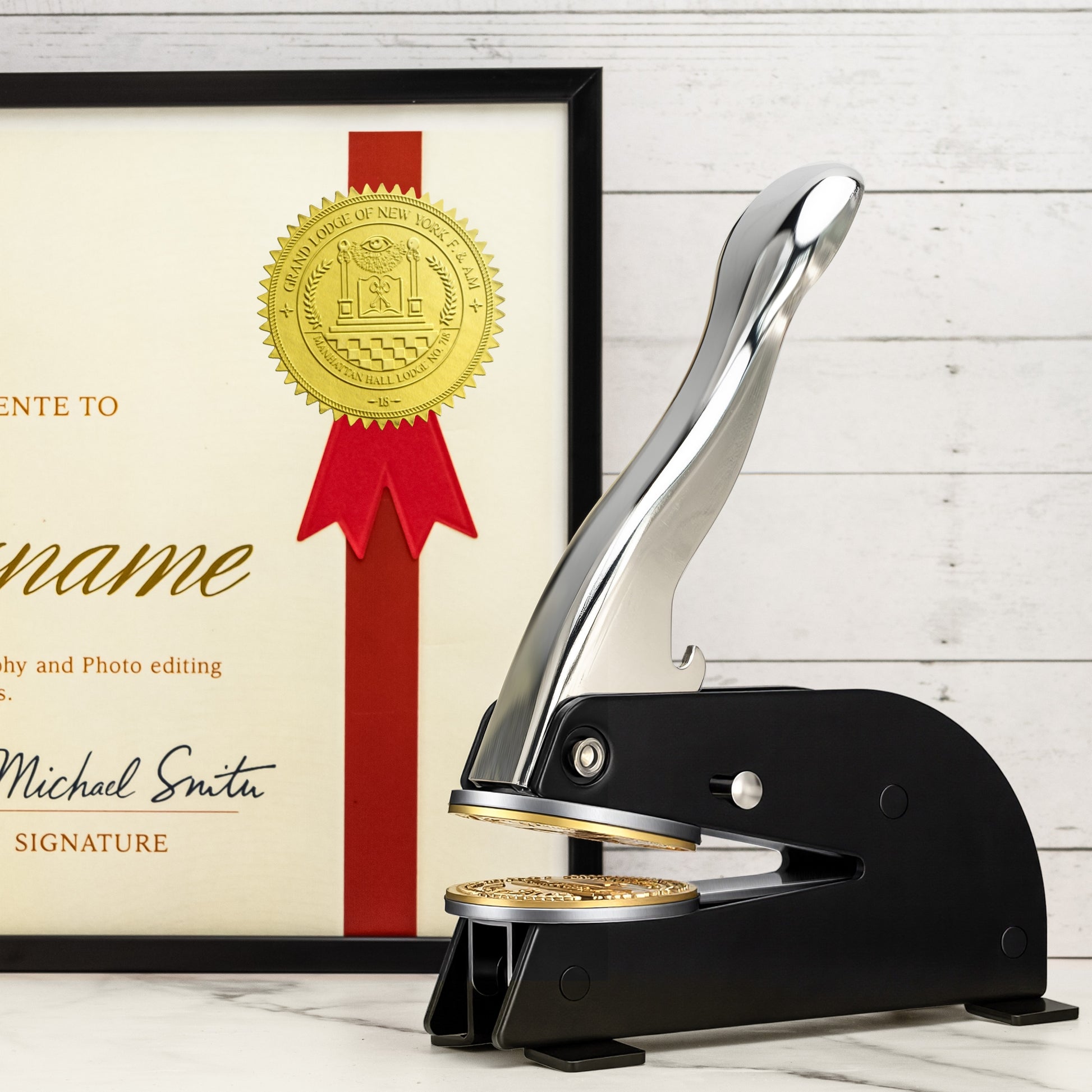 Official Notary Public Embosser Custom State-Compliant Notary Seal Press Embosser cover