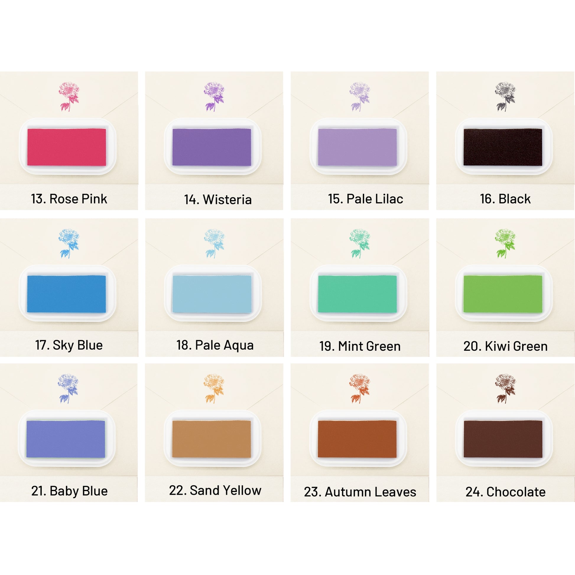 Oil-Based Fabric Ink Padsku13-24