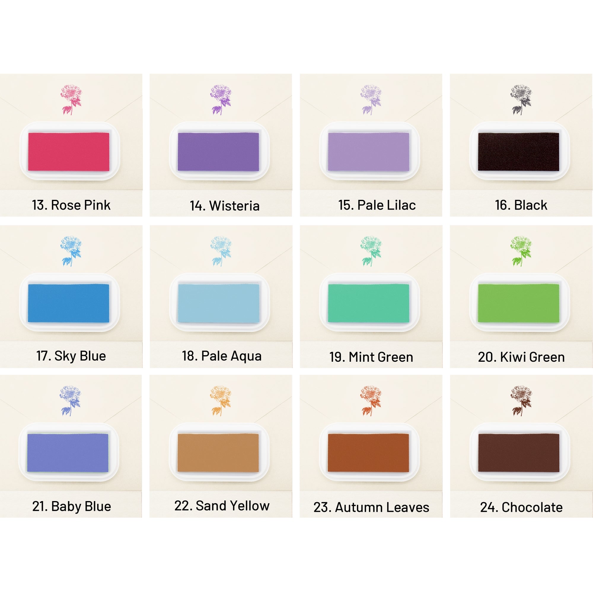 Oil-Based Fabric Ink Padsku13-24