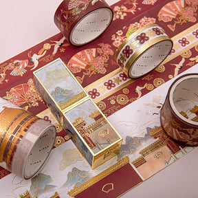 A Dream of Splendor Traditional Chinese Style Decorative Tape Set b3