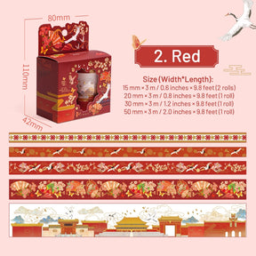A Dream of Splendor Traditional Chinese Style Decorative Tape Set sku-2