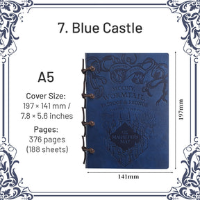 Harry Potter A5-Ravenclaw-HP Wizard Magic Badge Castle Notebook13