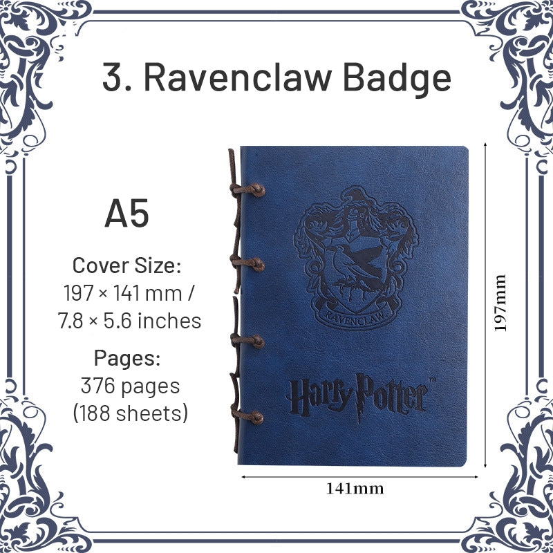 Harry Potter A5-Ravenclaw-HP Wizard Magic Badge Castle Notebook5