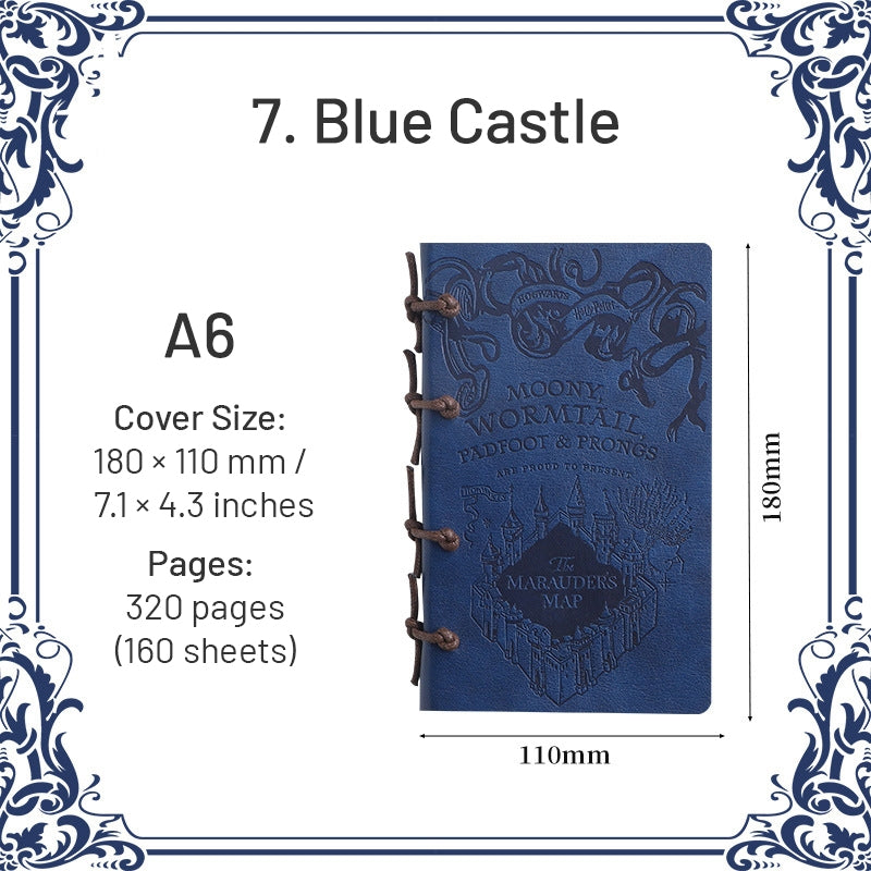 Harry Potter A6-Ravenclaw-HP Wizard Magic Badge Castle Notebook14