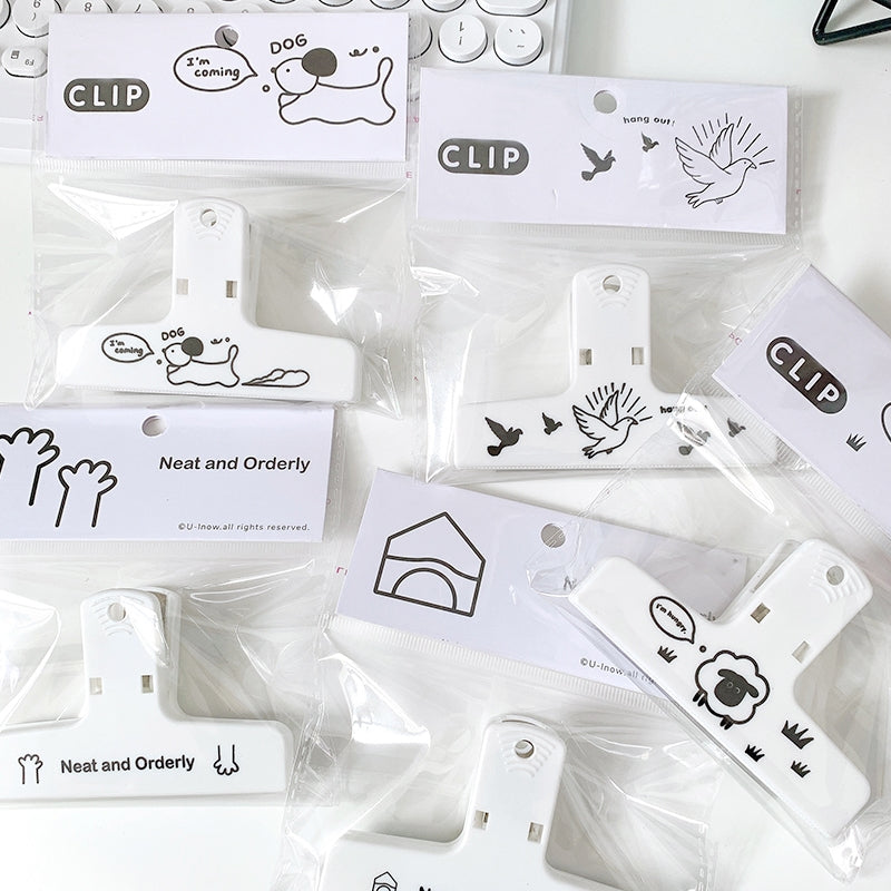 Adorable Animal Magnetic Bill Clip a