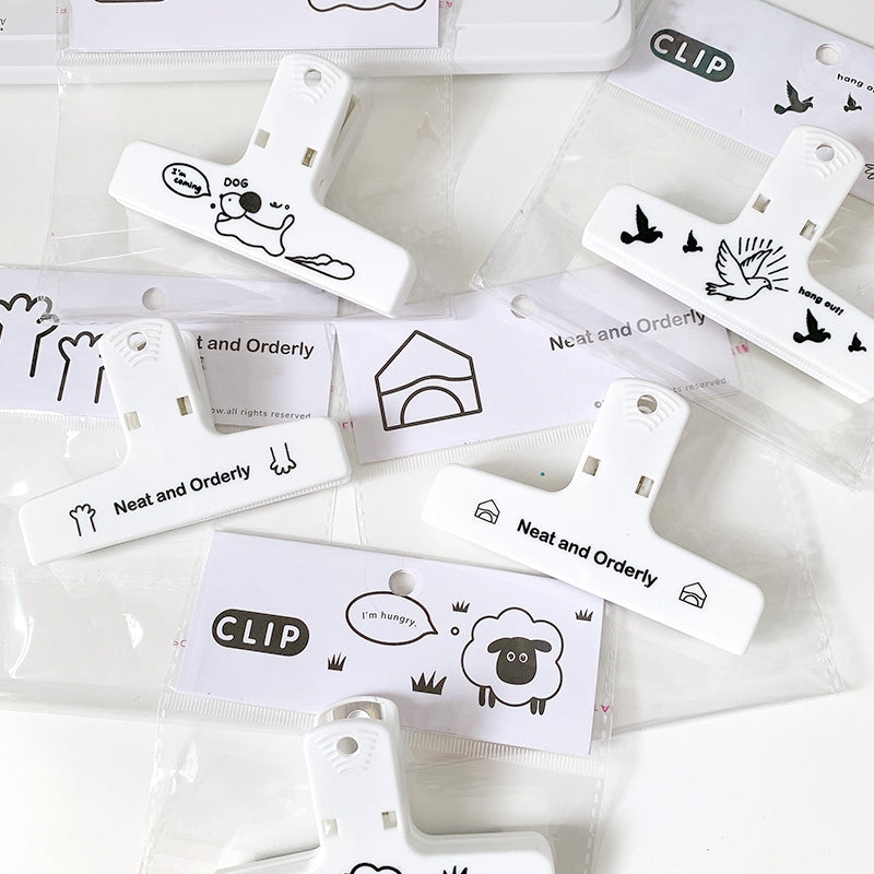 Adorable Animal Magnetic Bill Clip b1