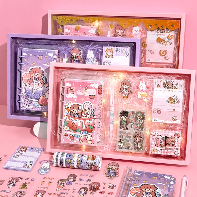 Adorable Girl's Transparent Gift Box Set a