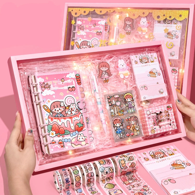 Adorable Girl's Transparent Gift Box Set b2