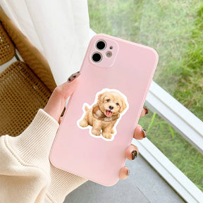 Adorable Pet Collection Realistic Dog Expression Stickers b3