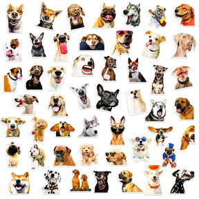 Adorable Pet Collection Realistic Dog Expression Stickers c