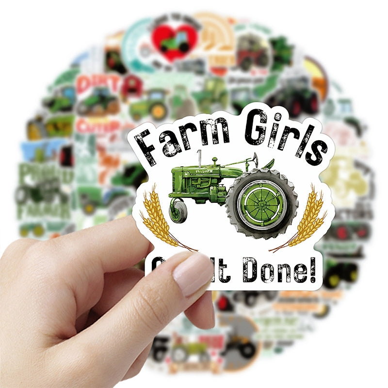Agricultural Tractor Vinyl Sticker c2