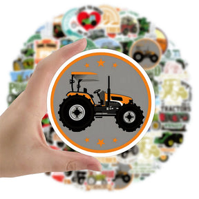 Agricultural Tractor Vinyl Sticker c3