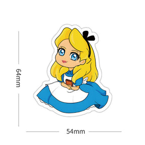 Alice in Wonderland Cartoon Stickers For Handbook Fairy Tales （50 pcs） 5