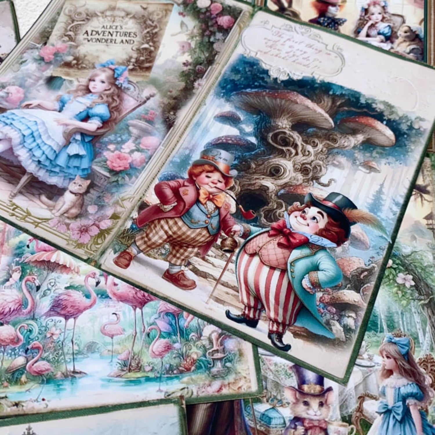 Alice in Wonderland Decorative Sticker Material Paper 1