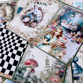 Alice in Wonderland Decorative Sticker Material Paper 2
