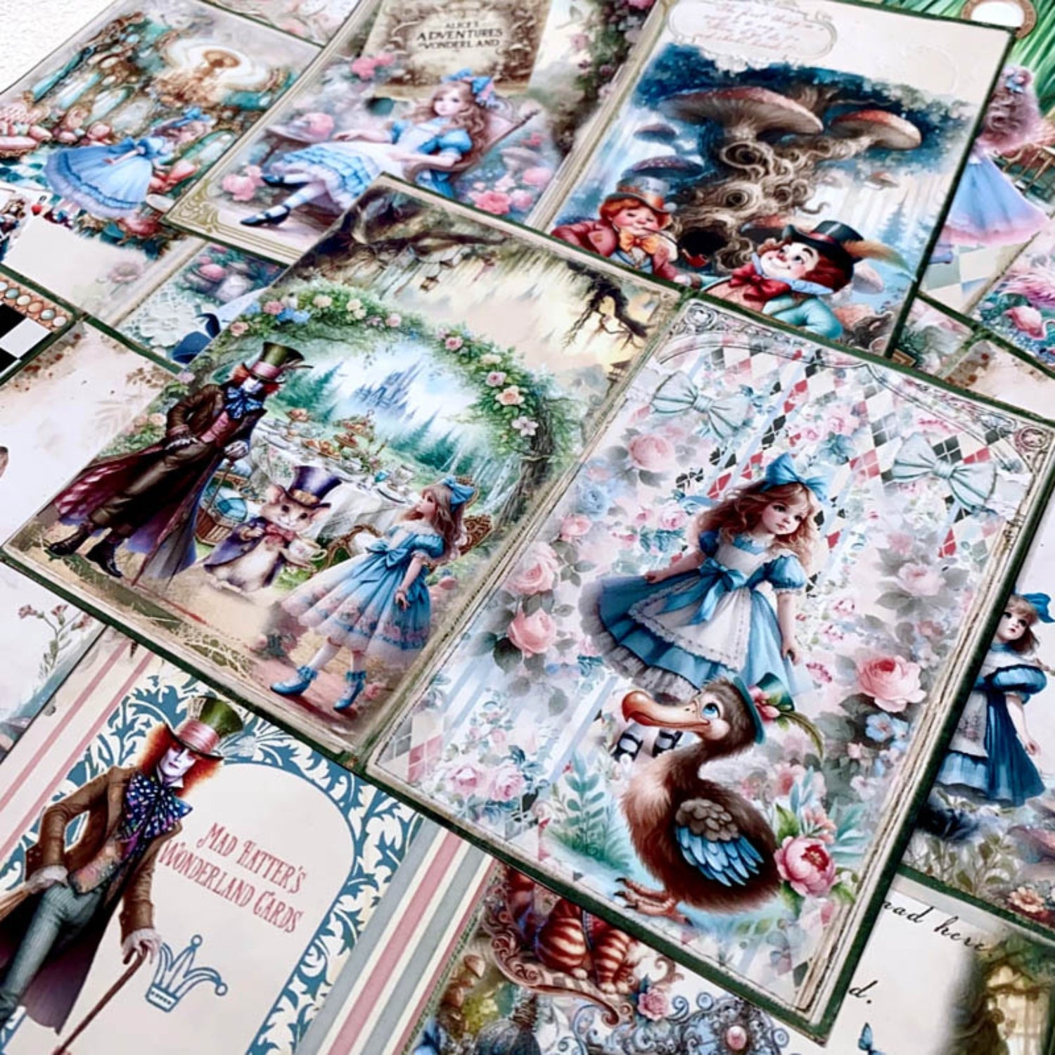 Alice in Wonderland Decorative Sticker Material Paper 3