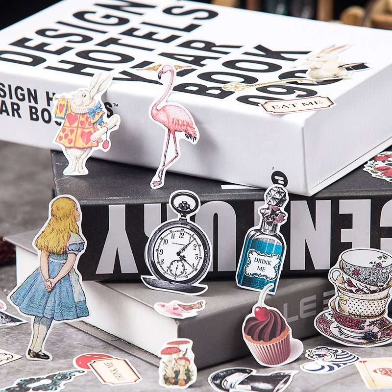 Alice in Wonderland Die-Cut Stickers b3