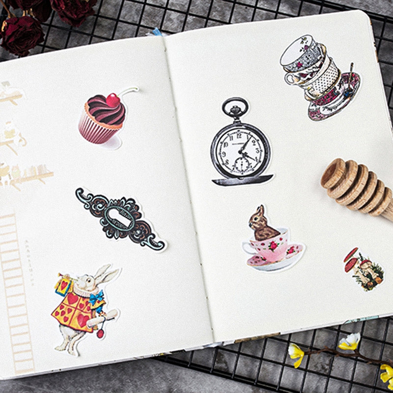 Alice in Wonderland Die-Cut Stickers b4