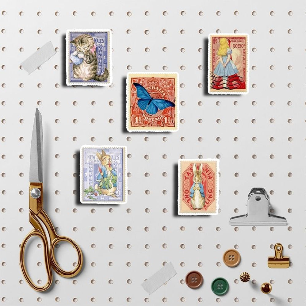 Alice in Wonderland Garden Stamp Series Stickers 10006