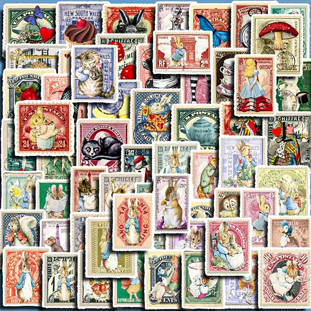 Alice in Wonderland Garden Stamp Series Stickers 7