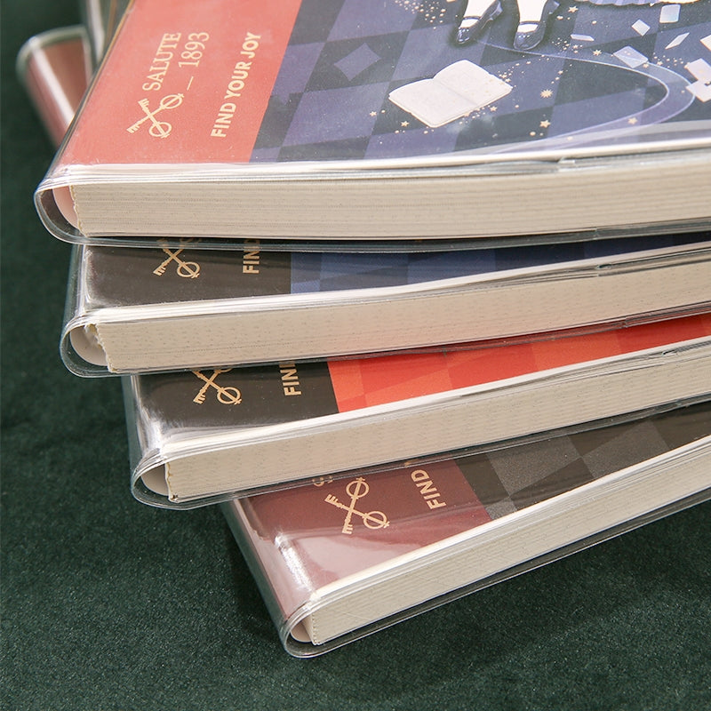 Alice in Wonderland Square Vinyl Journal Notebook b7