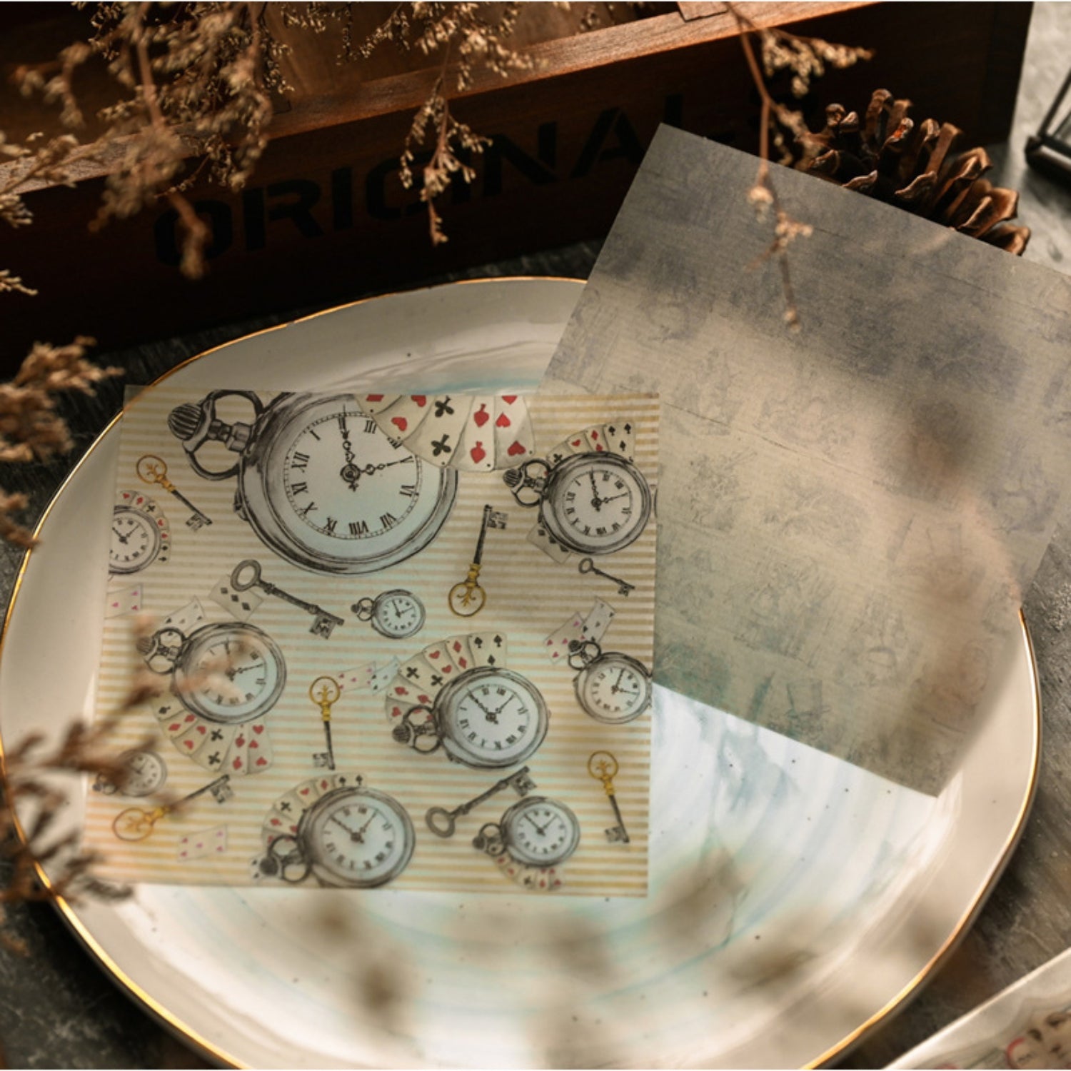 Alice in Wonderland Sulfuric Acid Paper Sticker 2