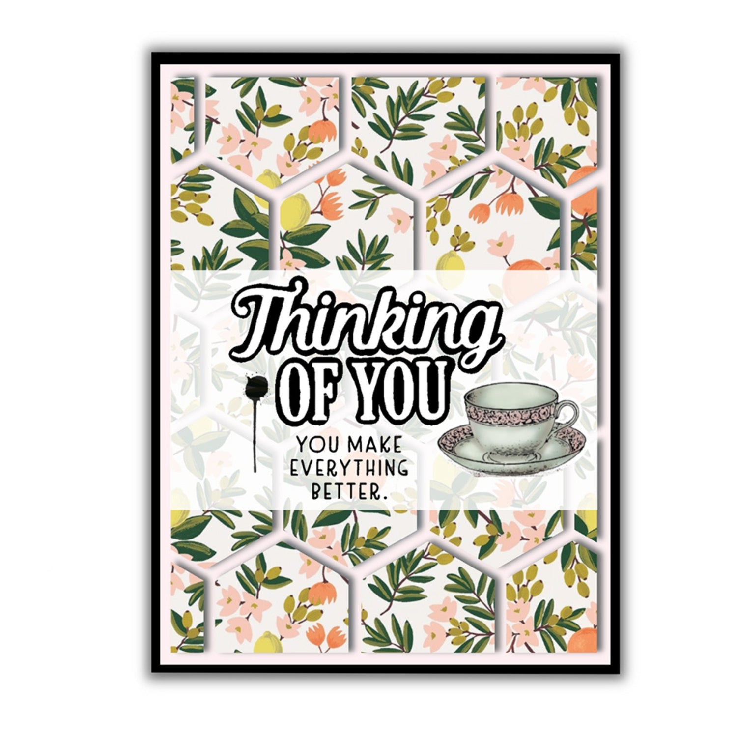   Alice in Wonderland Teapot Cup Silicone Transparent Stamp 5