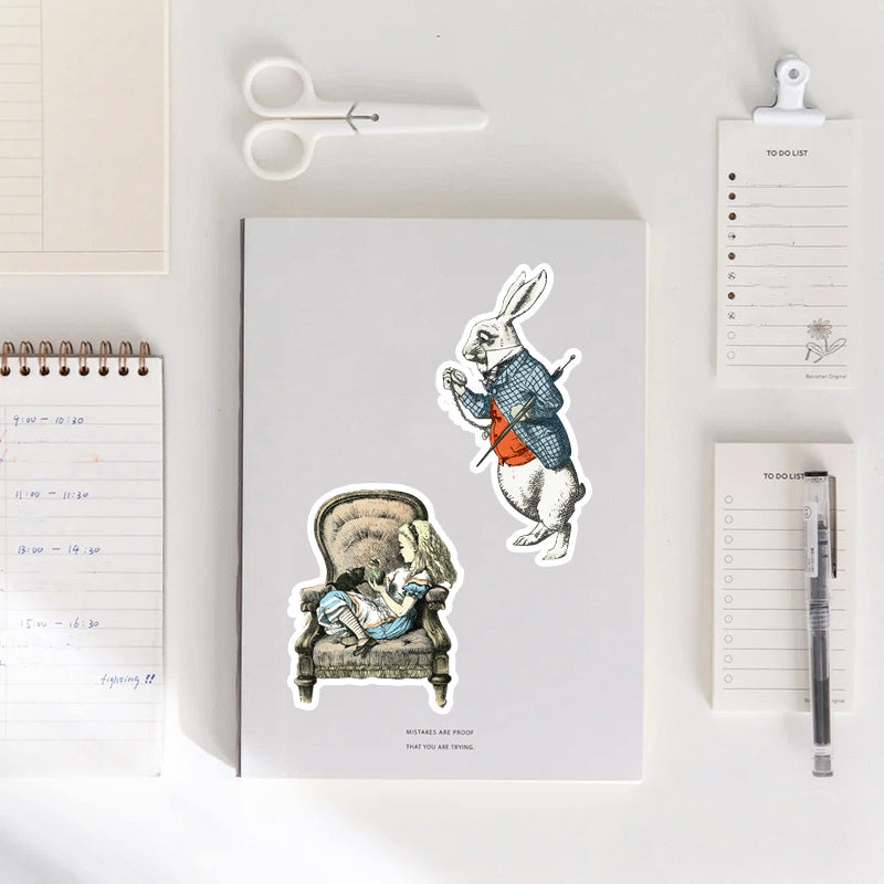 Alice in Wonderland-themed Decorative Stickers b4