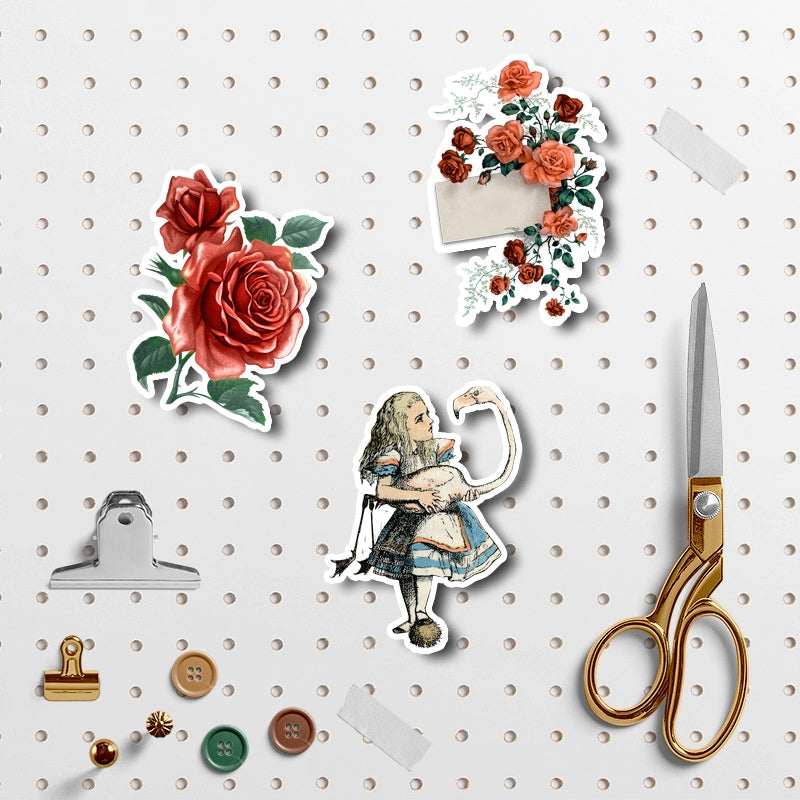 Alice in Wonderland-themed Decorative Stickers b