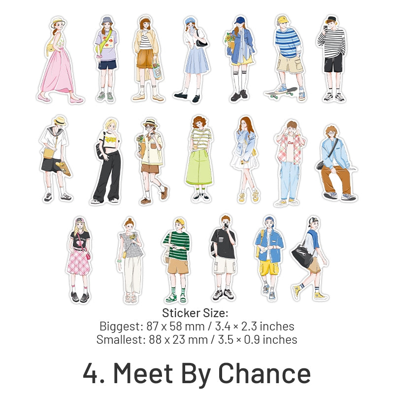 All I See is You Korean Style Character Sticker Pack sku-4