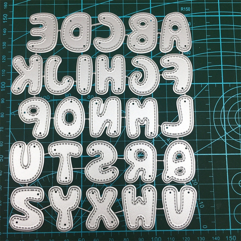 Fustella Xcut Alfabeto Art Deco 26 lettere XCU504058 Fustella Xcut Alfabeto Art Deco 26 lettere XCU504058