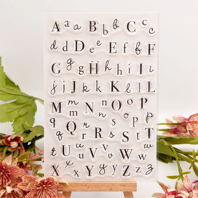 Alphabet Transparent Stamps a
