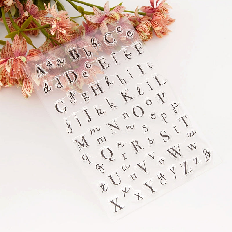 Alphabet Transparent Stamps b2